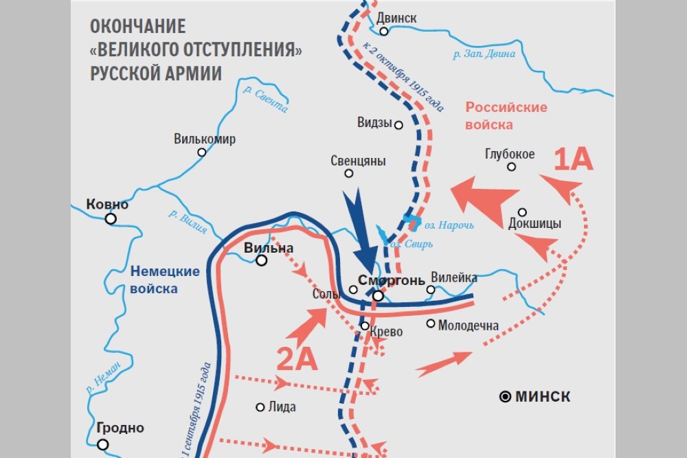 Карта 1915 года первая мировая