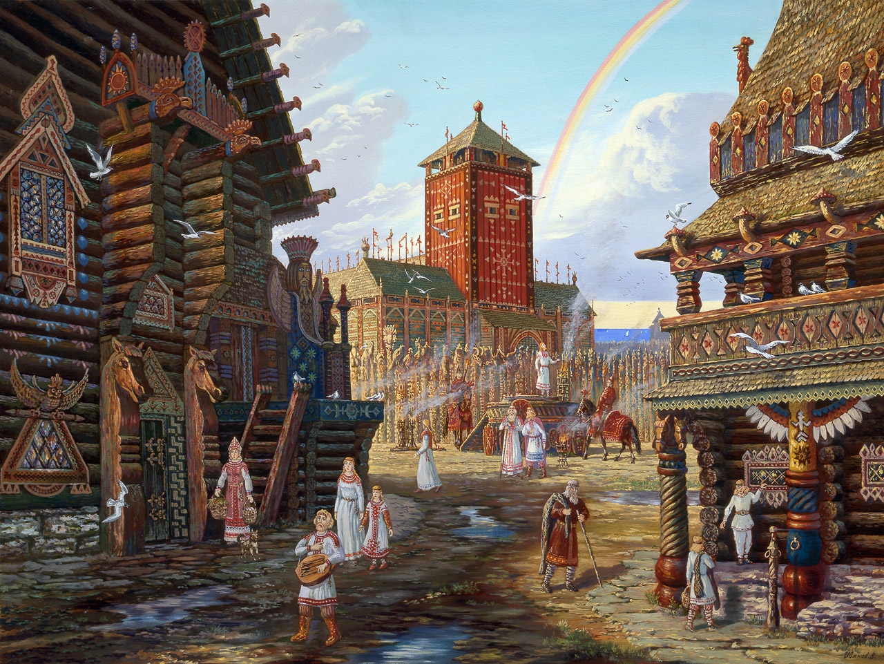 РАДУГА НАД АРКОНОЙ - Изобразительное Искусство - Усадьба Урсы