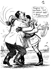 Stalin Hitler Еще короче о начале войны в представлении английского карикатуриста