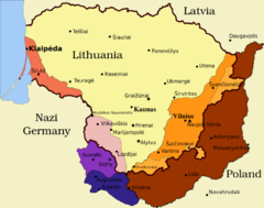 Литва 1939-1940 г.