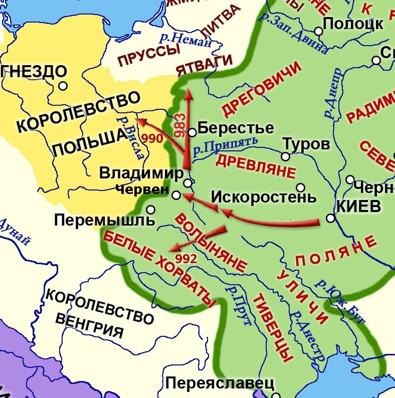 Первые русско-польские войны
