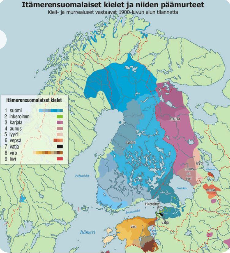 Этническая карта финляндии