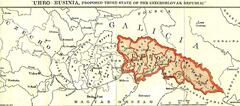 Проект Угро-Русинии в составе Чехословакии, 1919 г.